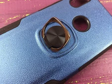 Case ring техно шкіра Y6 Prime(19)/8A blue - 4