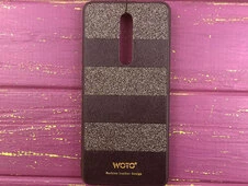 Накладка кожа SIBLING glitter Mi9T/Pro/K20 Black - 1