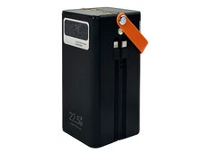 Power Bank TUGII Y106 PD22.5W/ + кабель Type-C/Lightning/Micro 60000 mAh black - 1