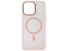 Shadow Matt Metal Buttons MagSafe iPhone 15 Pro Max pink - 1