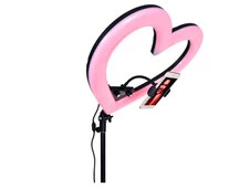 Led стійка 220V Black Heart RGB 48см без штатива black - 2