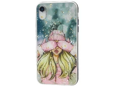Накладка Confetti iPhone Xr pink gloves girl - 1