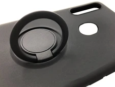 Силікон магніт+ринг Samsung A20s black - 2