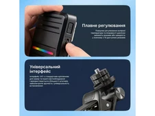 Портативне відеосвітло Proove Glowbox з затискачем для фіксації 3000mAh 6W black - 5