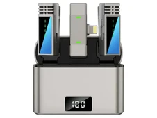 Петличний мікрофон Wireles Jmary MW-15 Lightning gray - 1