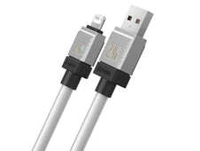 Кабель Baseus CoolPlay Series Lightning 2.4A (1m) white - 2