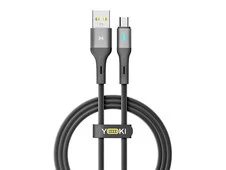 Кабель YOKI Led LE17 Micro 3A (1.2m) black - 1