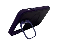 Stand Case Xinreeu Leather MagSafe iPhone 14 Pro Max deep purple - 2