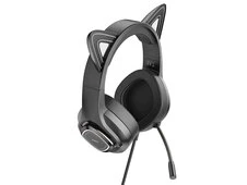Наушники Hoco W107 Phantom Cat GAMING с микрофонами 3.5mm черные - 3