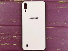 TPU+Glass Samsung M10 Розовый - 1