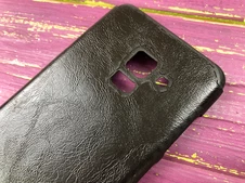 Силікон Stitched Samsung A8+(18) Black - 2