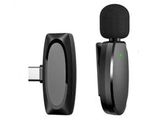 Петличный микрофон Wireles Veron M18-C Type-C черный - 4