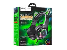 Наушники Hoco W107 Phantom Cat GAMING с микрофонами 3.5mm черные - 6