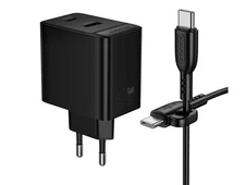 МЗП Borofone BAS17A 65W 1Type-C/1USB + кабель Type-C Type-C (1m) black - 2