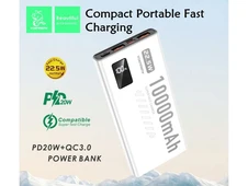 Power Bank VDENMENV DP43 10000mAh 22.5W white - 2