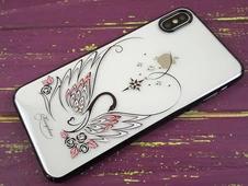 KINGXBAR Lux iPhone Xs Max Swan Black - 3