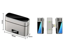 Петличний мікрофон Wireles Jmary MW-15 Lightning gray - 3