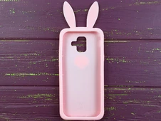 3D Bunny Samsung A6(18) Pink - 2