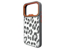 Kajsa Glamorous Collection Leopard Pattern MagSafe iPhone 17 Pro grey/orange - 2