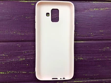 Силікон Candy matte Samsung A6 light pink - 2