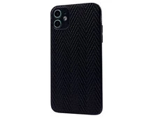 Накладка Leather Weaving iPhone 11 black - 1