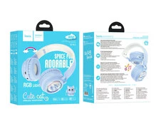 Наушники HOCO W50 CUTE CAT Wireless Blue - 4