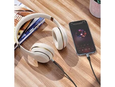 Кабель AUX Hoco UPA26 Type-C to 3.5 (1m) black - 3