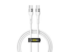 Кабель YOKI Extra EX11 Type-C to Type-C 60W (1.2m) white - 1