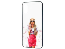 TPU+Glass Girls Samsung A01 Barbie - 1
