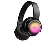 Bluetooth навушники Proove Crystal Galaxy RGB transparent black - 1