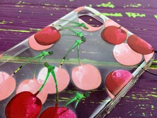 Case Transparentl iPhone 7/8/SE 2 Cherry - 2