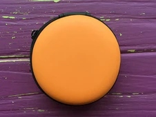 Чехол для наушников круг orange - 1