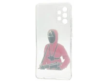 Ультра силікон 2.0mm Samsung A52/A52s Squid Game triangle - 2