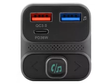 FM Модулятор Proove Launcher Luxor SE 2USB/1Type-C/36W черный - 2