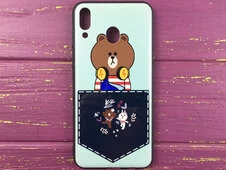 Накладка Pocket Animal Samsung M20 bear - 1