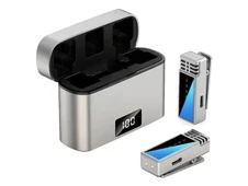 Петличний мікрофон Wireles Jmary MW-15 Lightning gray - 2