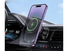 Держатель Hoco HW12 Магнитный Беспроводной Type-C черный - 8