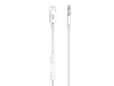 Кабель AUX XO NB-R192A Lightning to 3.5 mm (1m) white - 1