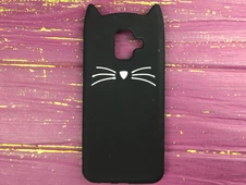 3D CAT'S Samsung A6 (18) Black - 1