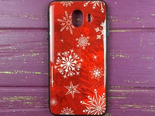 Накладка Samsung J4(18) Snowflake - 1