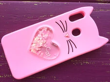 3D КОШКА Любов Samsung M20 Розовый - 3