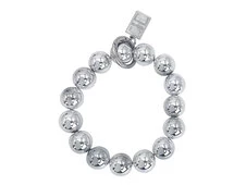 Накладка Waves Luxury 3D silver heart iPhone 16 Pro Max + ремінець на руку silver - 2