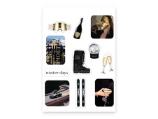 Набор 3D стикеров макси Stix Зимние дни - 2