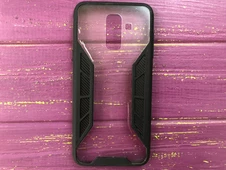 iPaky Fiber Samsung A6+/J8 Black - 1