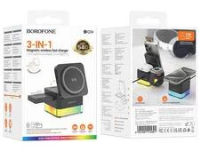Wireless Charger Borofone BQ34 3in1 15W black - 6