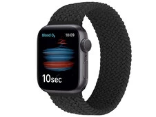 Оплетенный Solo Cloth L (155 мм) для Apple Watch 38/40/41/42 мм (сер. 10) черный - 2