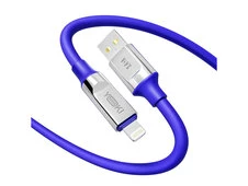 Кабель YOKI Ultra UL61 Lightning 2.4A (1.2m) blue - 2