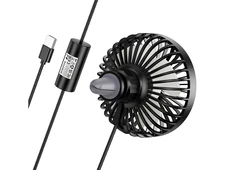 Автомобільний вентилятор Borofone DBF11 black - 3