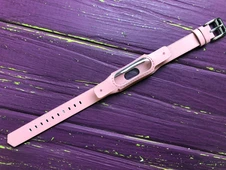 Ремешок кожа Xiaomi Mi Band 2/3 pink - 1