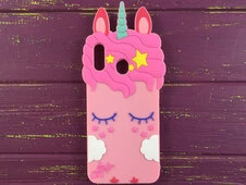 3D Slim Unicorn Sleep Samsung A20/A30/M10s Pink - 1